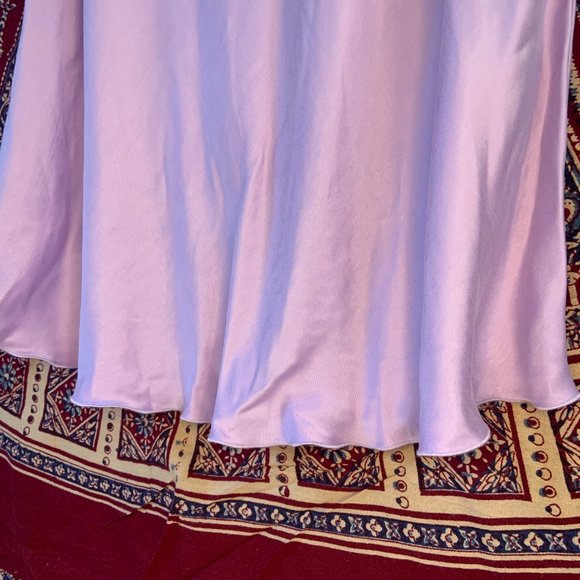 NWT Djerf Avenue Dream Dress Maxi Iris Purple Silk-Like Size Medium - Picture 6 of 16